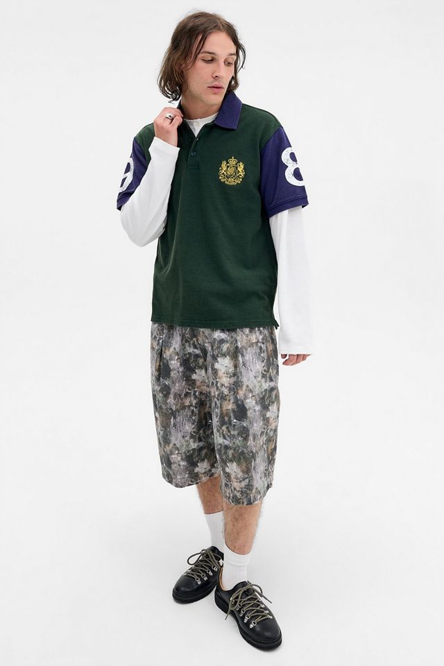 Polo a Maniche Corte Verde Heritage BDG #2