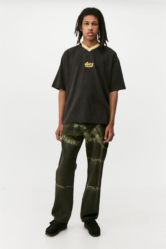 iets frans... - T-shirt col en V contrastant #1