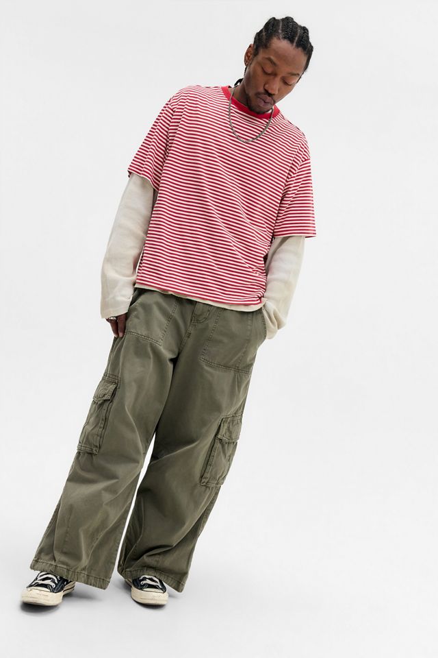 BDG Gestreiftes Kurzarm-T-Shirt #1