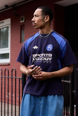 iets frans... Panel Football Tee
