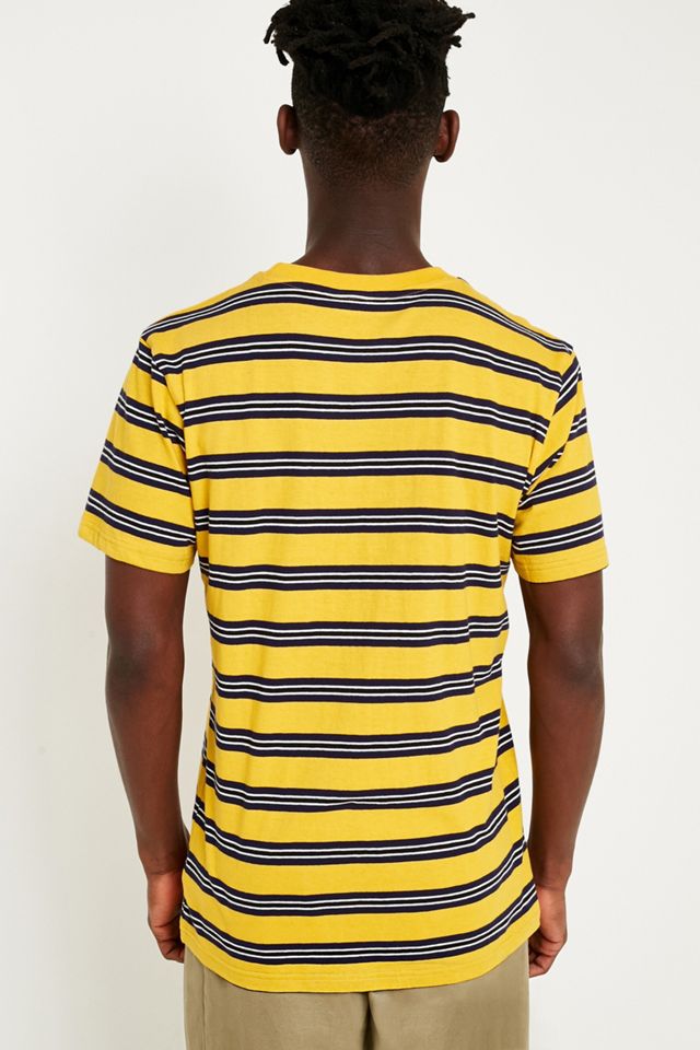 UO Billy Stripe Short-Sleeve Mustard T-Shirt #2