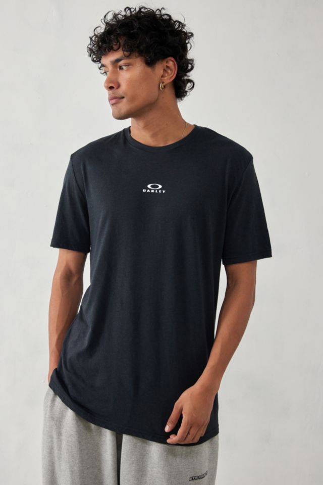 Oakley Black Central Logo Short Sleeve T-Shirt | Urban Outfitters UK