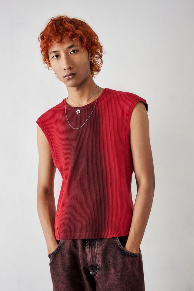 Jaded London Red Dye Placement Tank Top