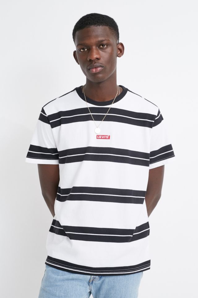 Levi’s Black and White Stripe T-Shirt | Urban Outfitters UK