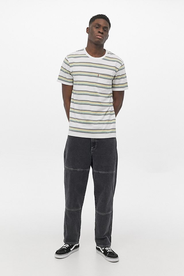 Levi’s White Sunset Striped Short-Sleeve T-Shirt | Urban Outfitters UK
