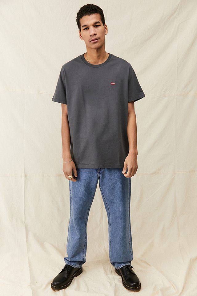 Levi's Original Housemarked Grey T-Shirt | Urban Outfitters UK