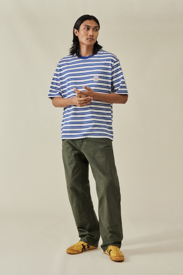 Levi'sT-shirt a maniche corte a strisce blu e bianche blu e bianca  #1