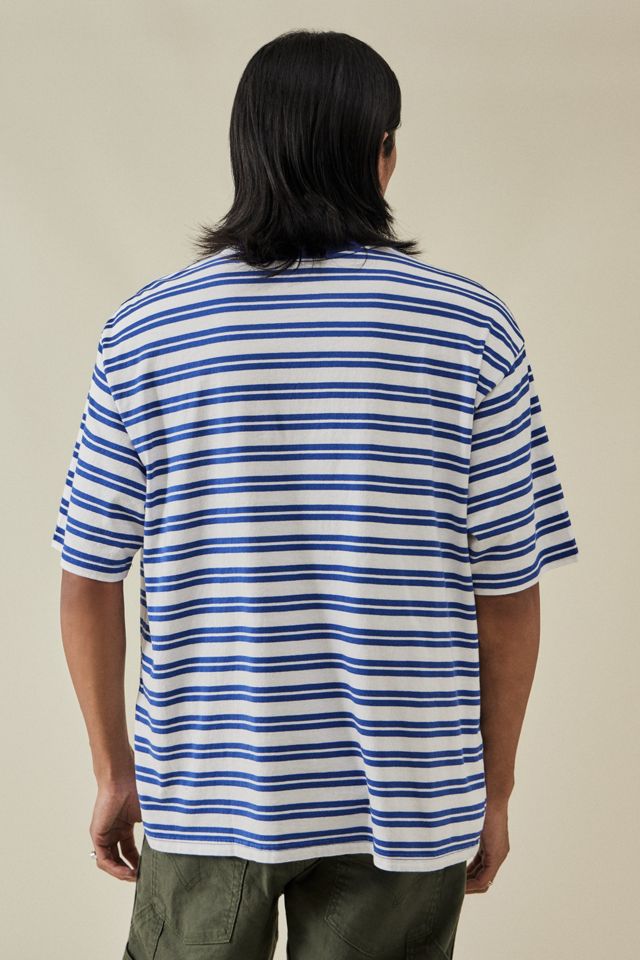 Levi'sT-shirt a maniche corte a strisce blu e bianche blu e bianca  #3