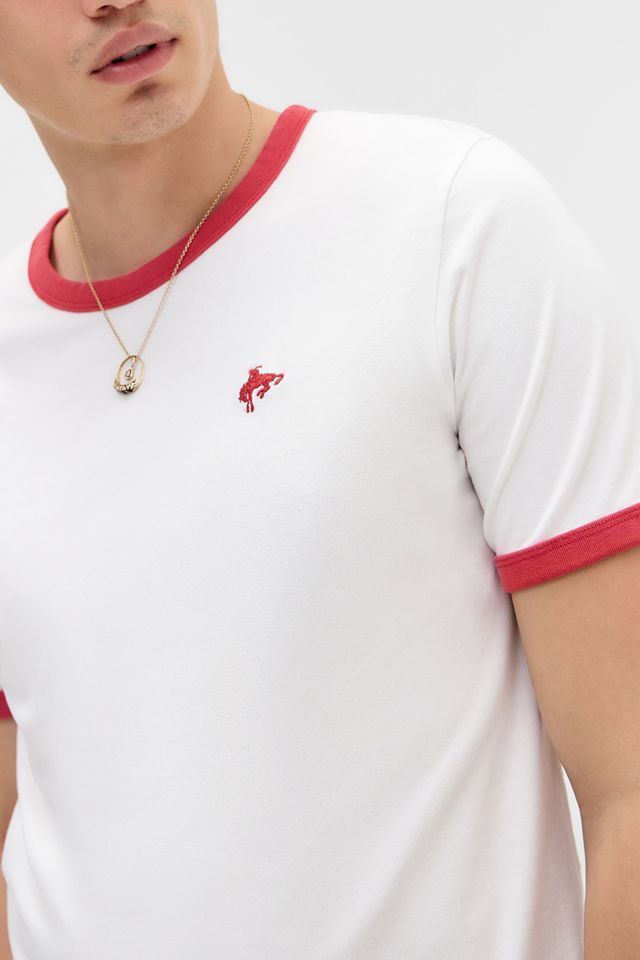 Levi's T-Shirt Bianca Ringer Ricamata Retrò #1