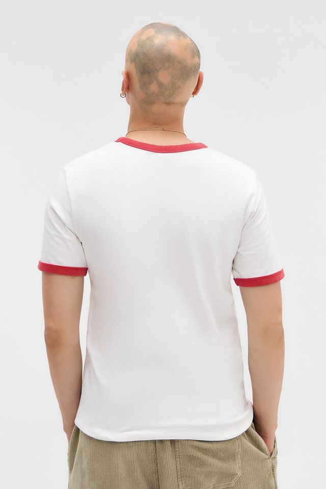Levi's T-Shirt Bianca Ringer Ricamata Retrò #3