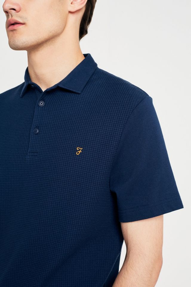 Farah Pendleton Yale Blue Polo Shirt #4