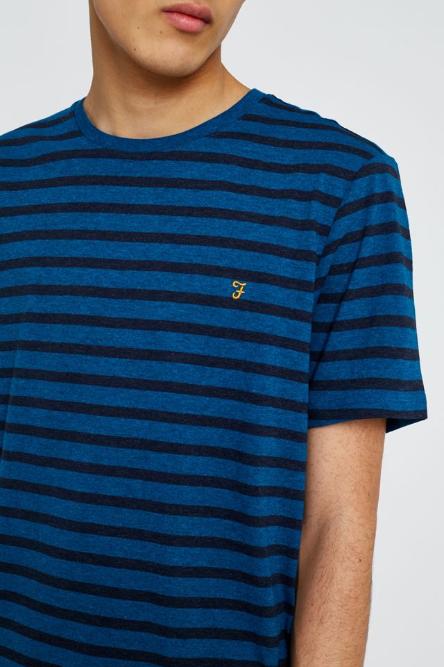 Farah Lennox Yale Stripe Camiseta de manga corta #2