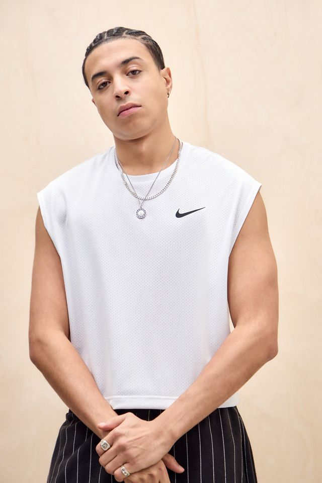 Nike Swim UO Exclusive White Boxy Top #2