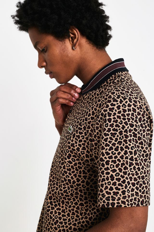 Lacoste discount leopard polo