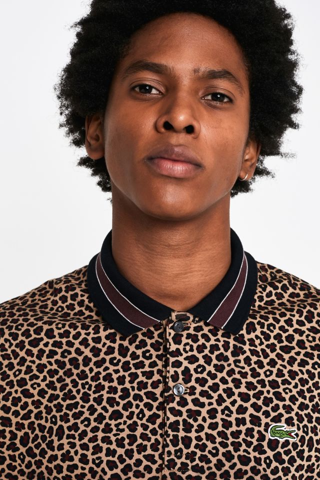 Lacoste on sale leopard polo