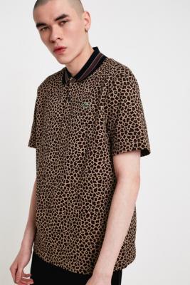 Lacoste LIVE Leopard Print Polo Shirt