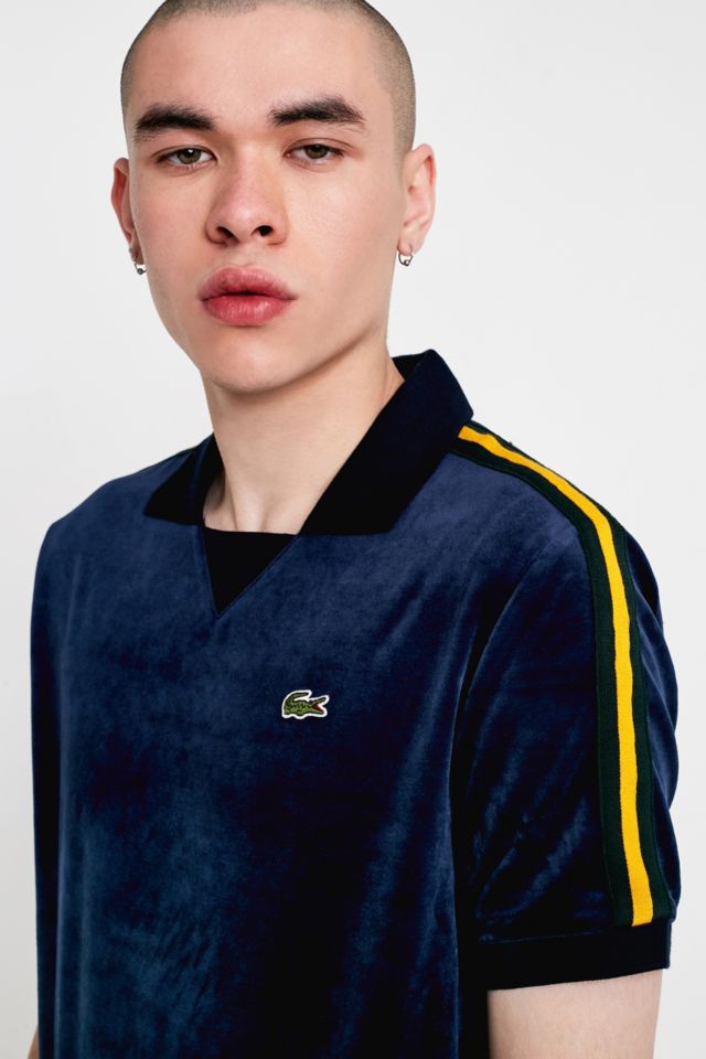 Lacoste velour clearance polo