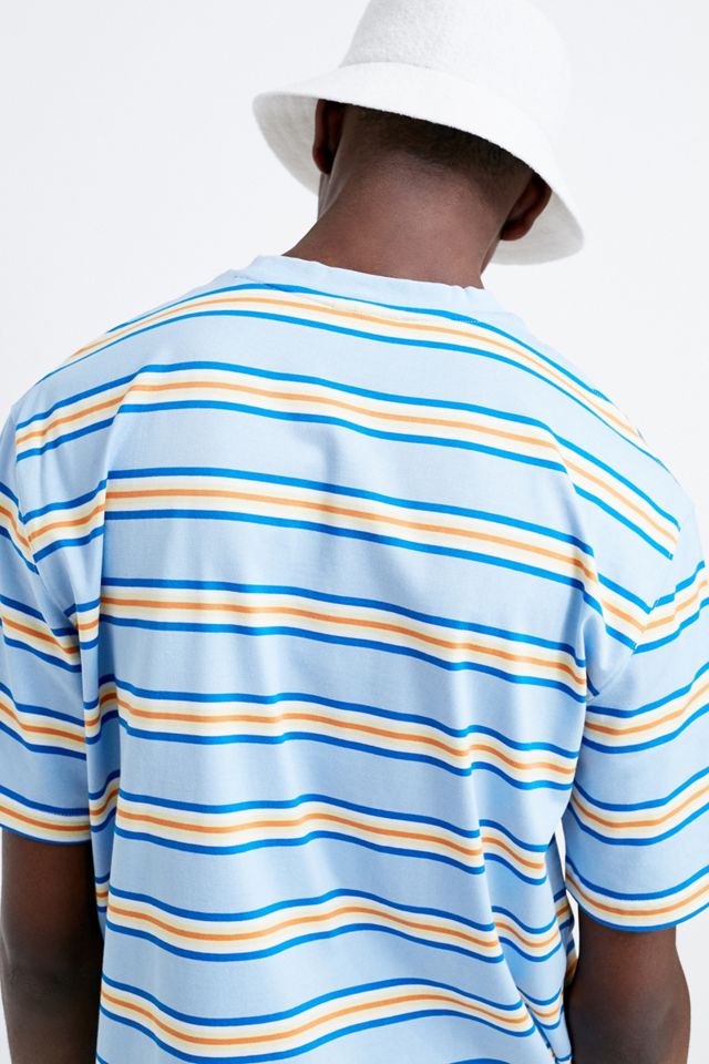Lacoste LIVE T-Shirt a Righe Blu #2