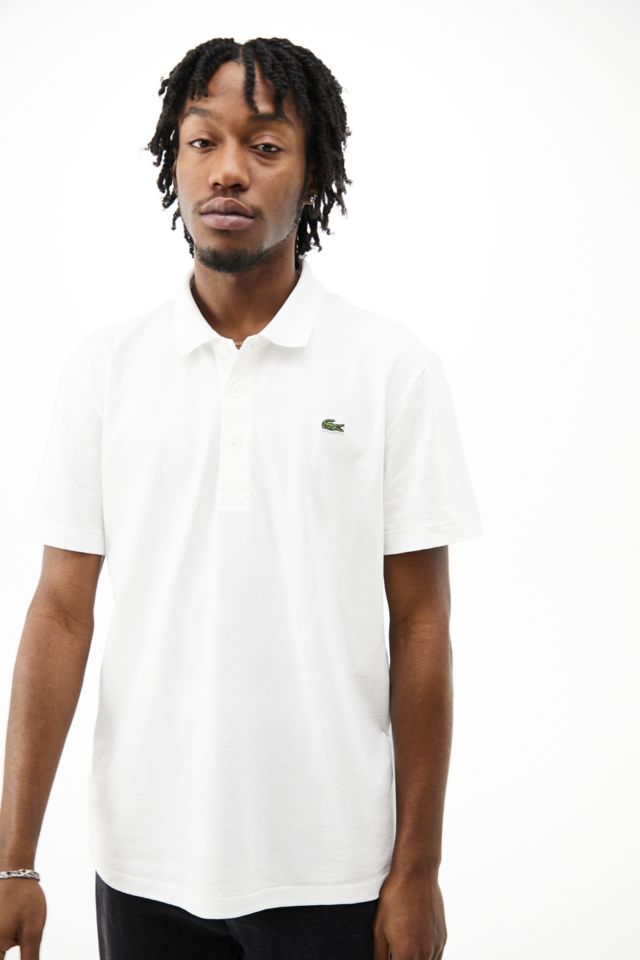 Lacoste white deals polo