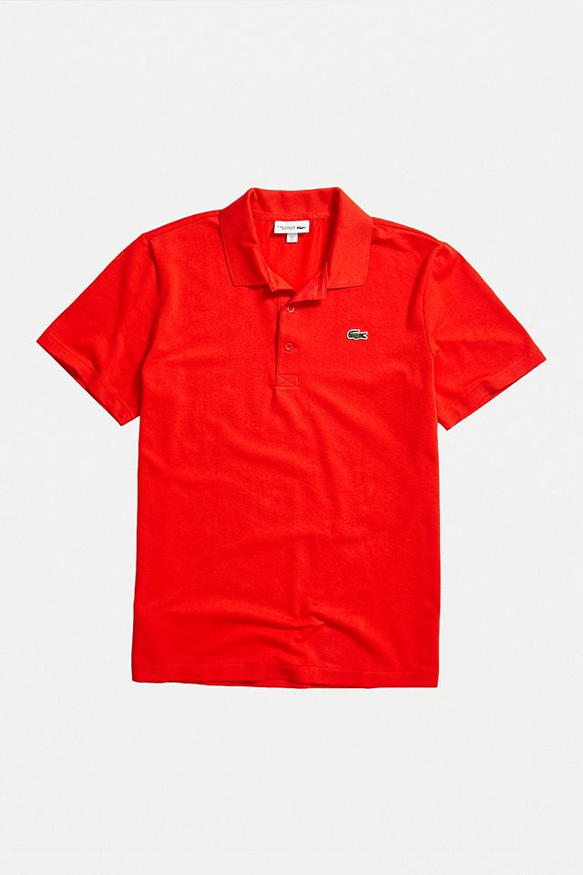 Lacoste Classic Fit Red Polo Shirt | Urban Outfitters UK