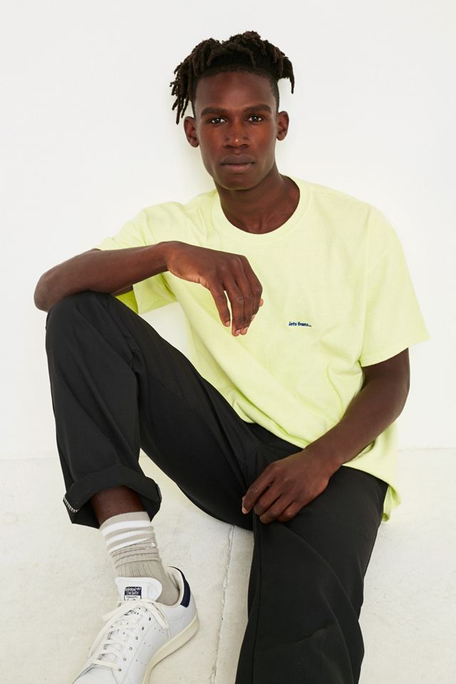 Iets frans… Embroidered Lime T-Shirt #1