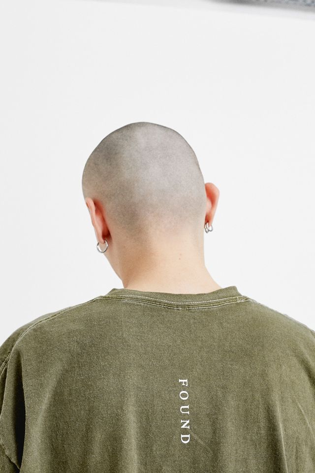 UO - T-shirt Lost + Found kaki #1