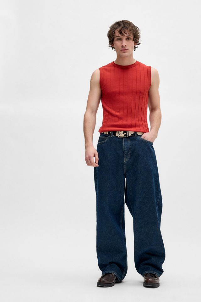 UO Red Wide Ribbed Tank #1