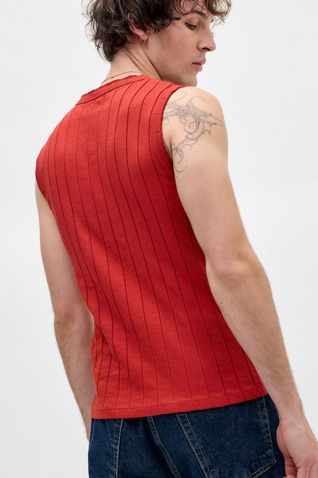 UO Red Wide Ribbed Tank #3