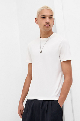 UO White Short Sleeve Slim T-Shirt Product Page