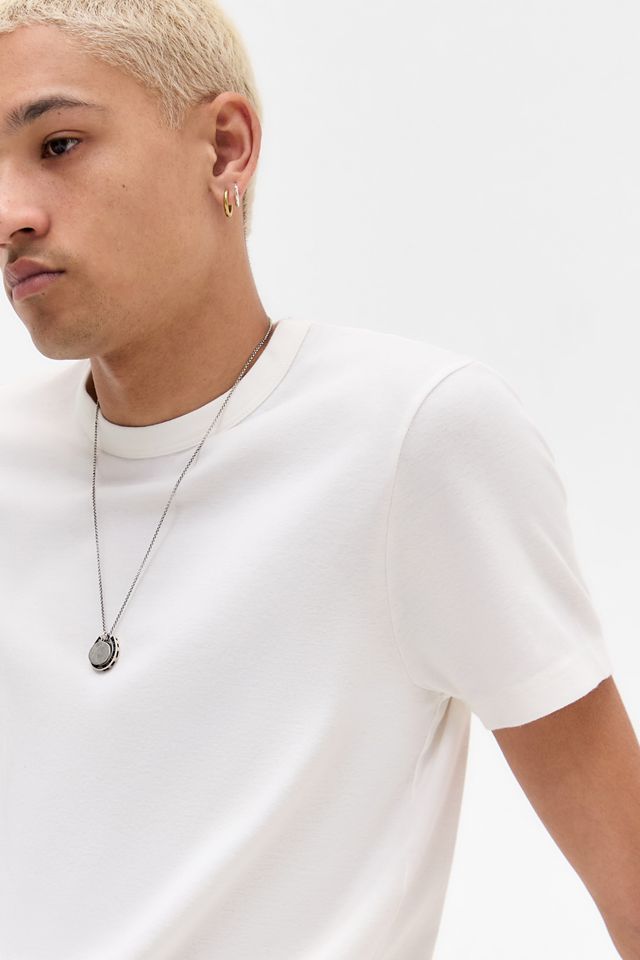 UO Weißes Kurzarm Slim T-Shirt #2