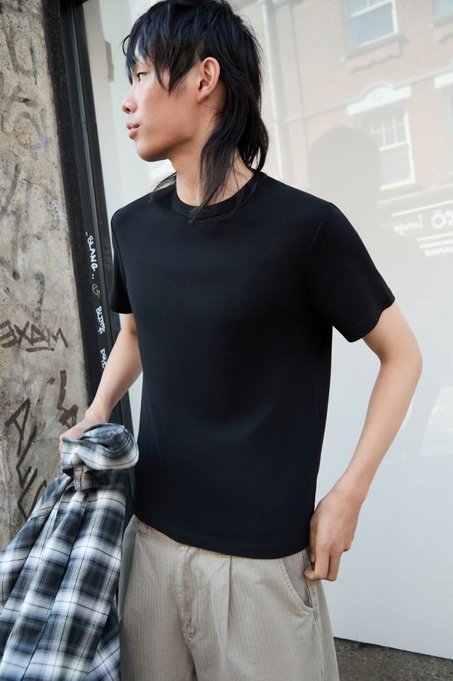 UO Schwarzes Kurzarm Slim T-Shirt #2