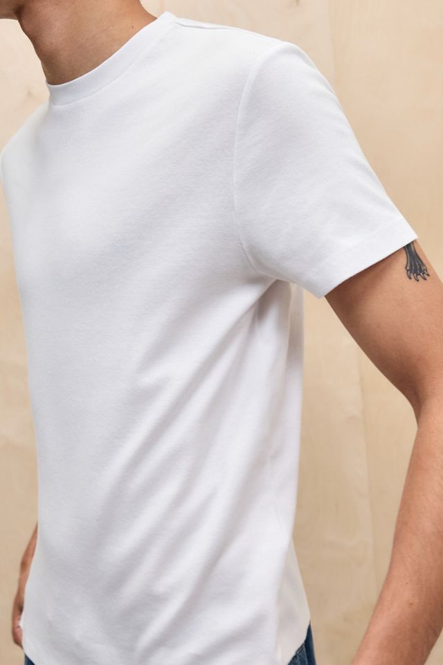 UO Maglietta Bianca a Maniche Corte Slim #2