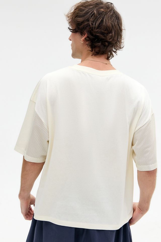 iets frans... Ecru Short Sleeve Airtex Sport T-Shirt #3