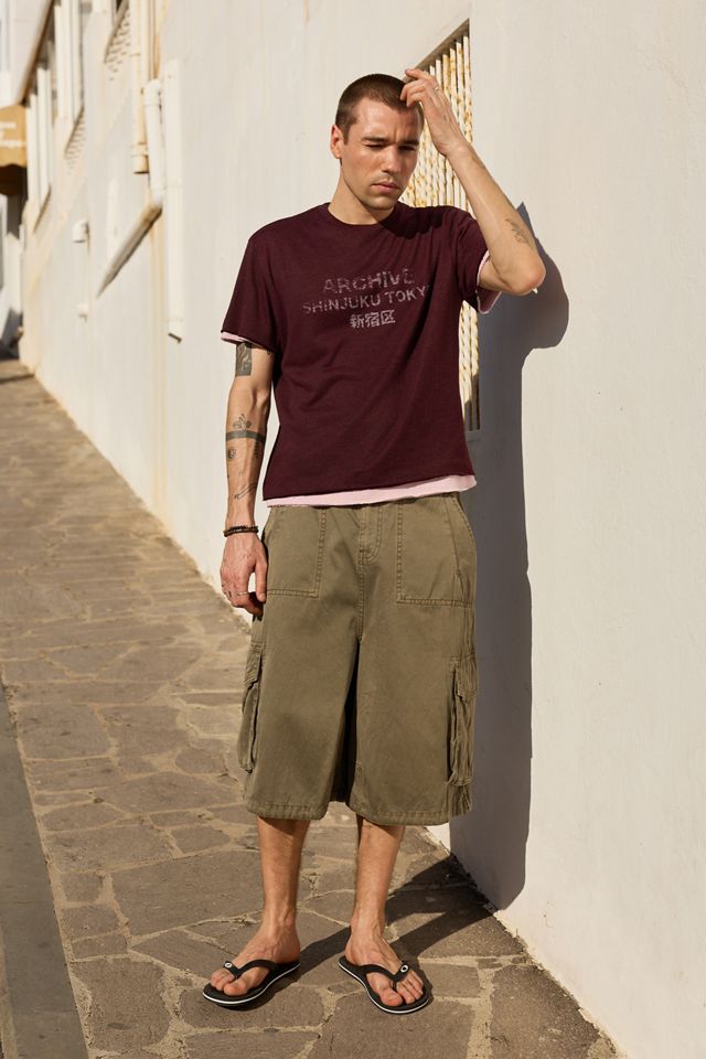 Camiseta UO Archive de Manga Corta de Algodón Slub #1