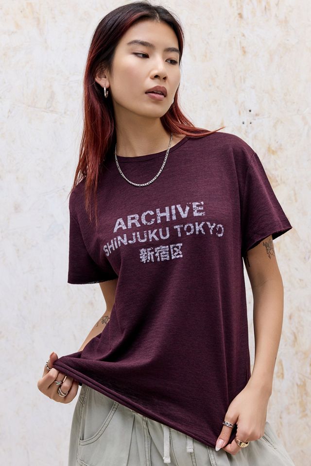 Camiseta UO Archive de Manga Corta de Algodón Slub #4