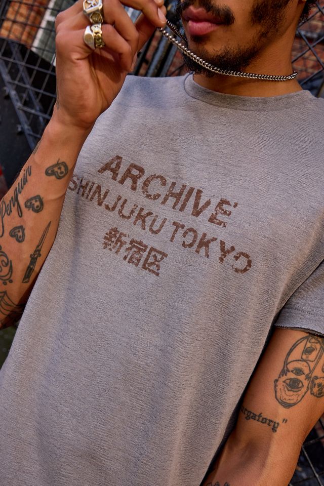 Camiseta Gráfica de Manga Corta de Tela Slub Archivis Archive #3