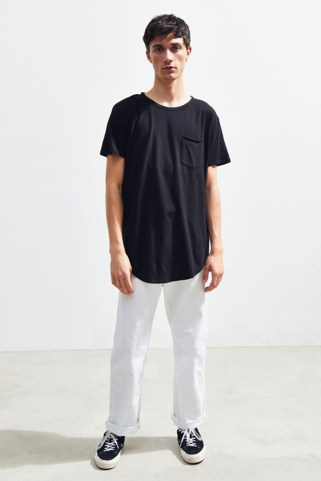 Standard Cloth Black Scoop Neck T-Shirt | Urban Outfitters UK