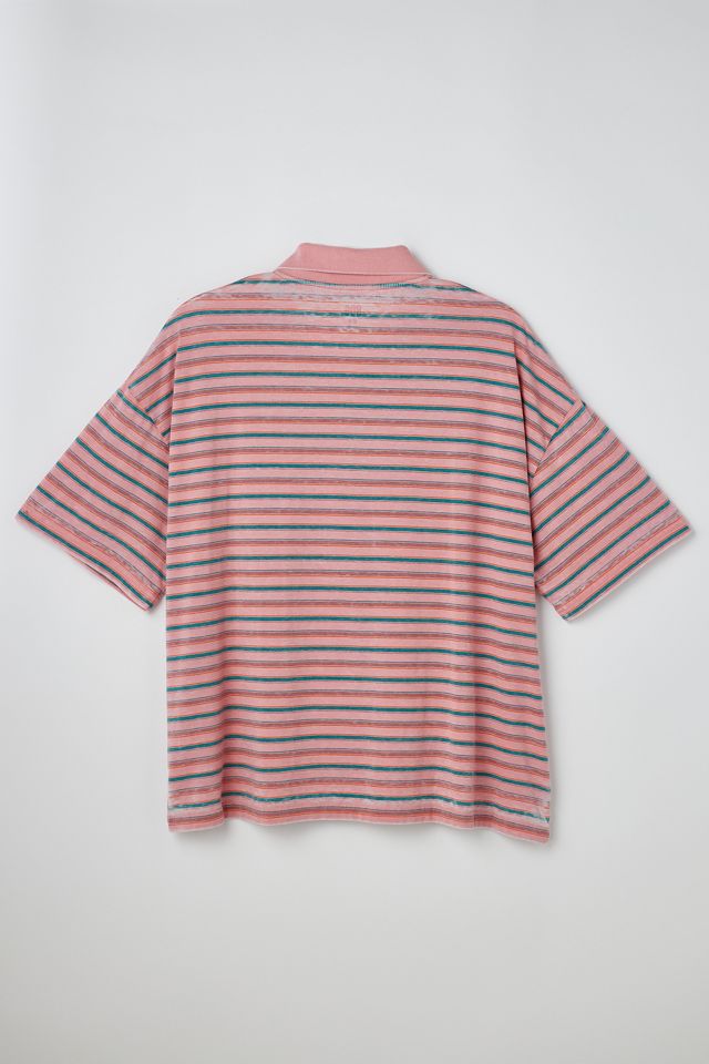 BDG Polo Burnout Berkshire a strisce rosa  #2