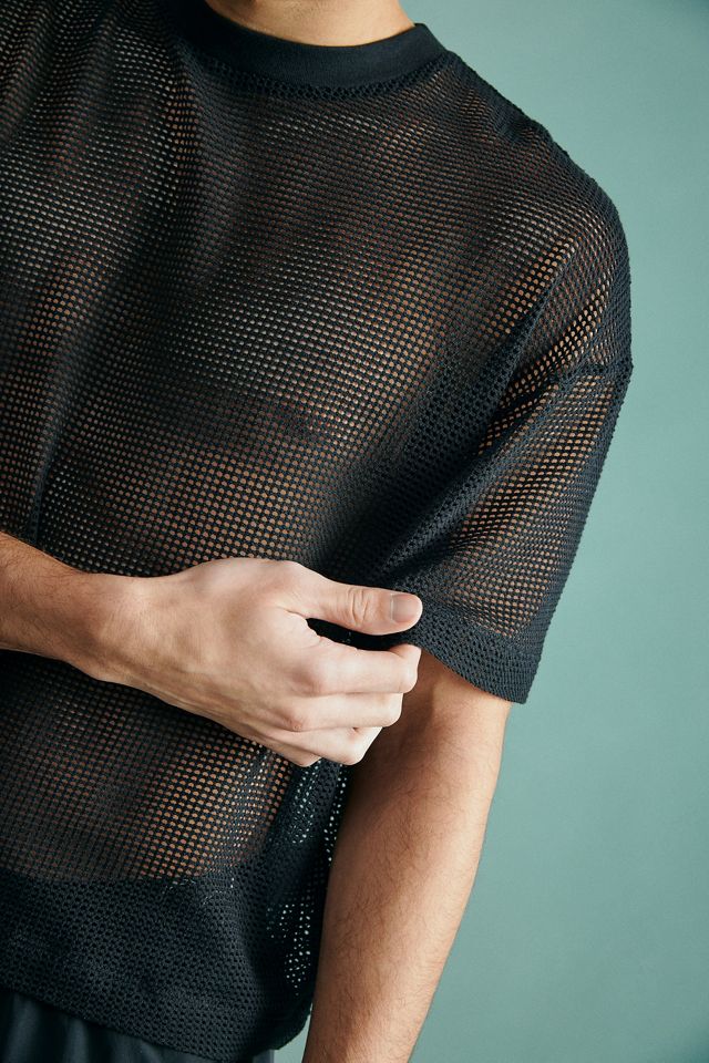 Standard Cloth Black Foundation Mesh T-Shirt  #2
