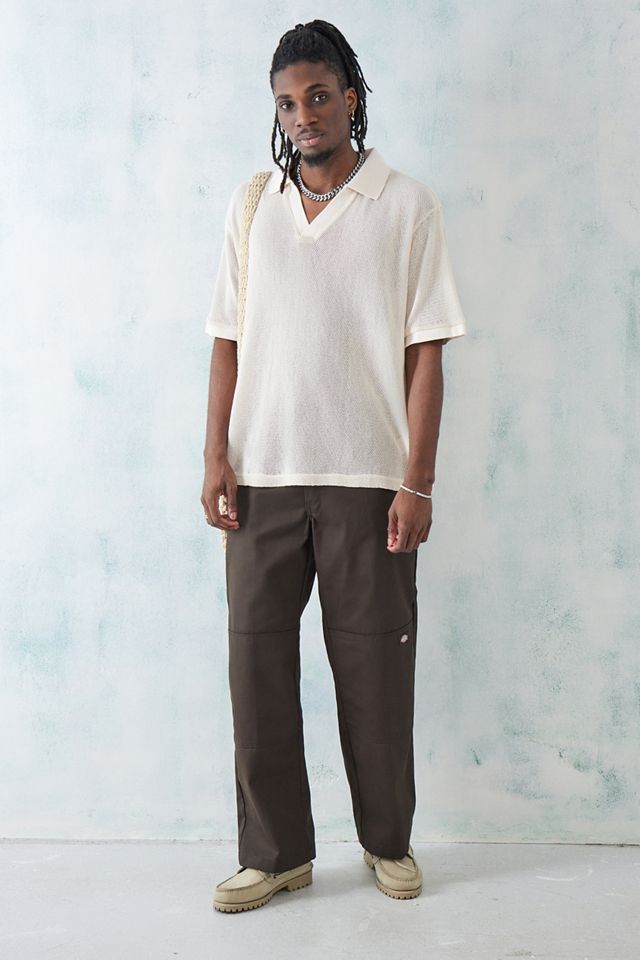 Standard Cloth Cream Angus Mesh Popover Shirt #1