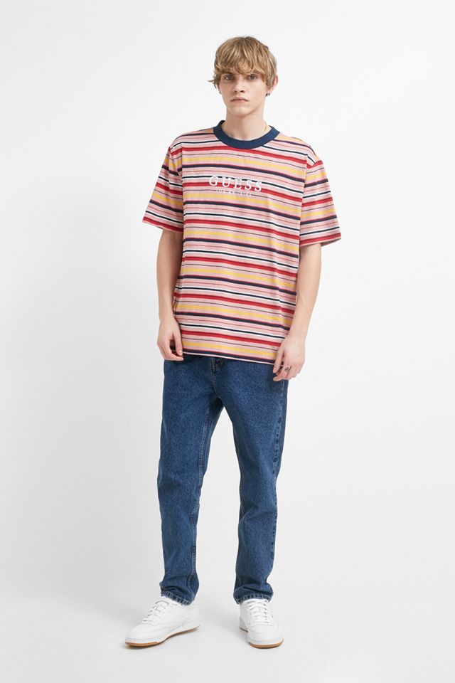 GUESS Originals Pop Art Multi-Stripe Short-Sleeve T-Shirt #1