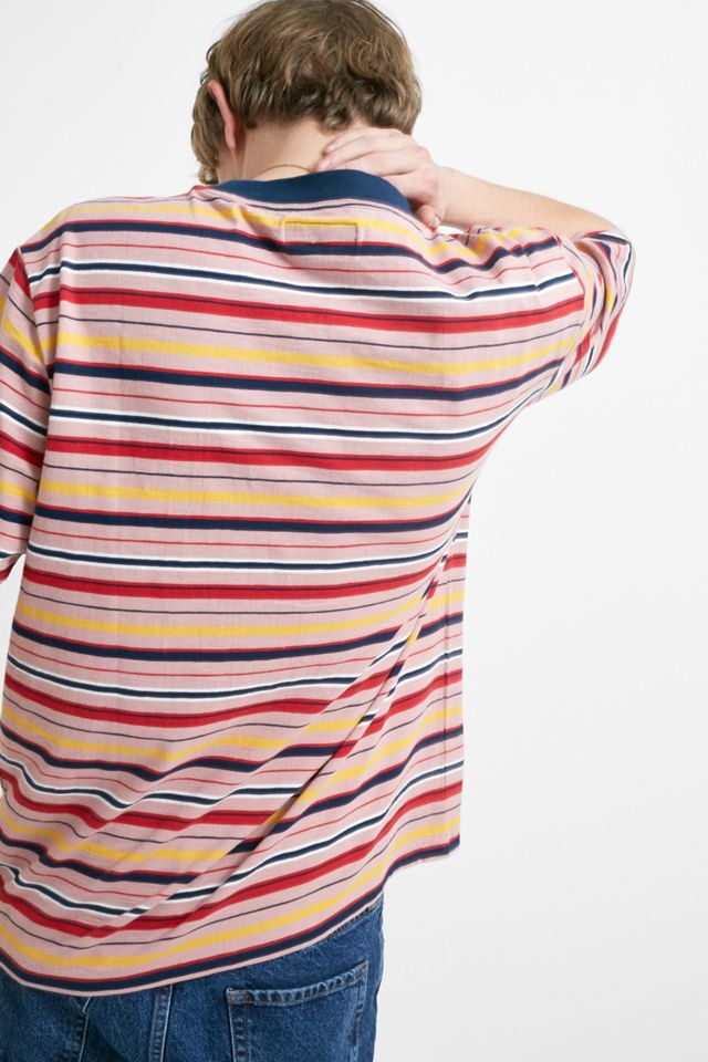 GUESS Originals Pop Art Multi-Stripe Short-Sleeve T-Shirt #3