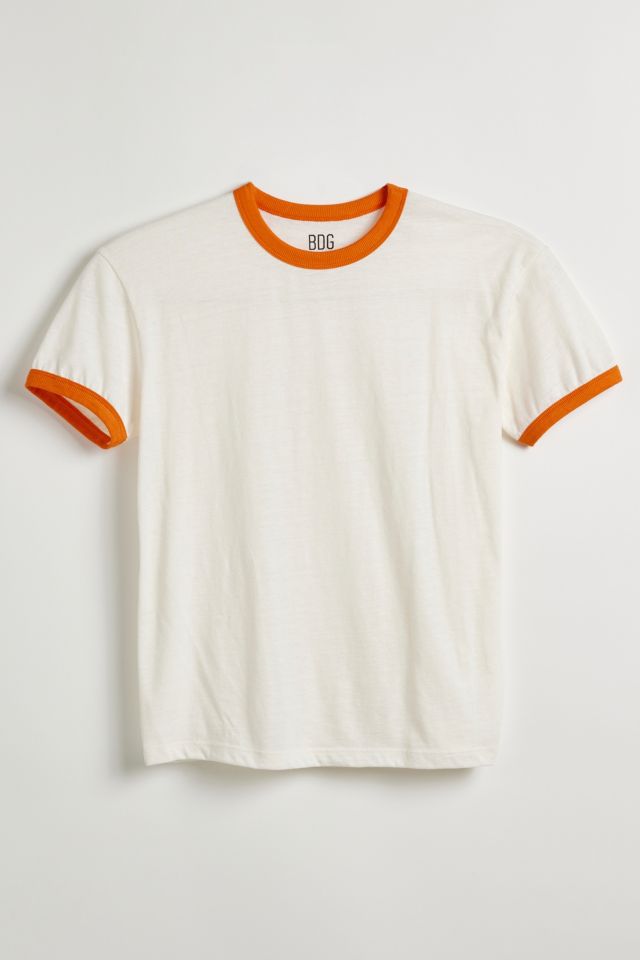 orange ringer shirt