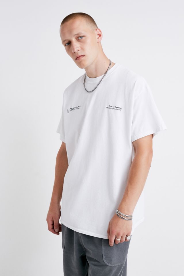 UO Cnstrct White T-Shirt | Urban Outfitters UK
