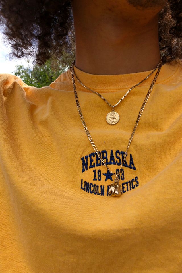 UO Nebraska T-Shirt Gialla Ricamata #1