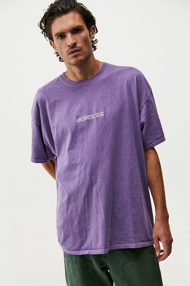 UO Lilac Somewhere Else T-Shirt | Urban Outfitters UK