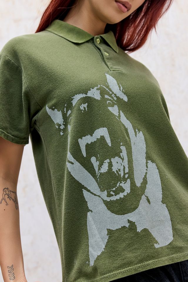 Camiseta Polo para Perro Archivis Khaki #4