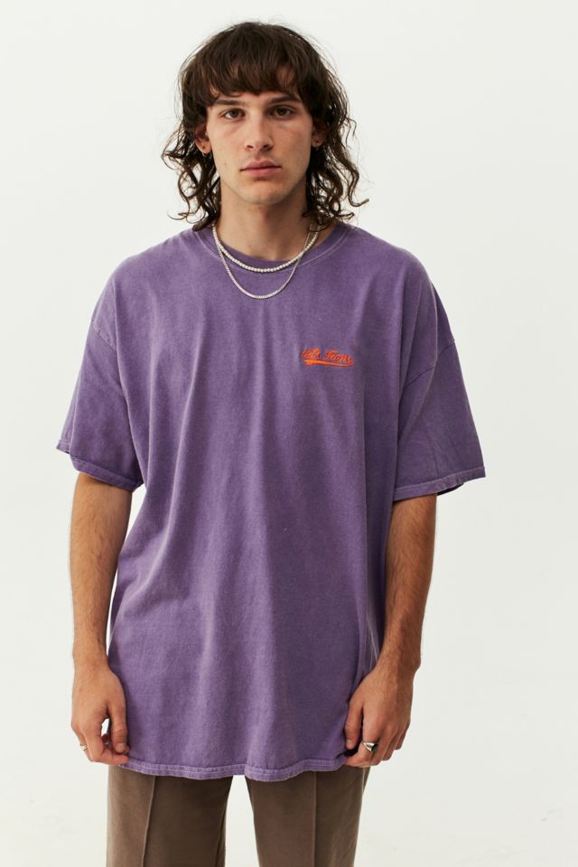iets frans... Purple Script Embroidered T-Shirt | Urban Outfitters UK