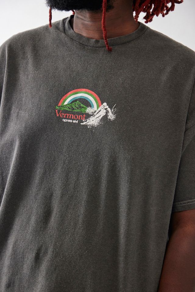 overdyed black t shirt