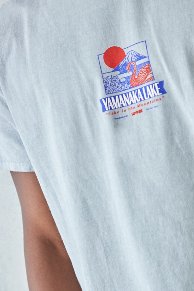 T-shirt UO gris Yamanaka Lake #2
